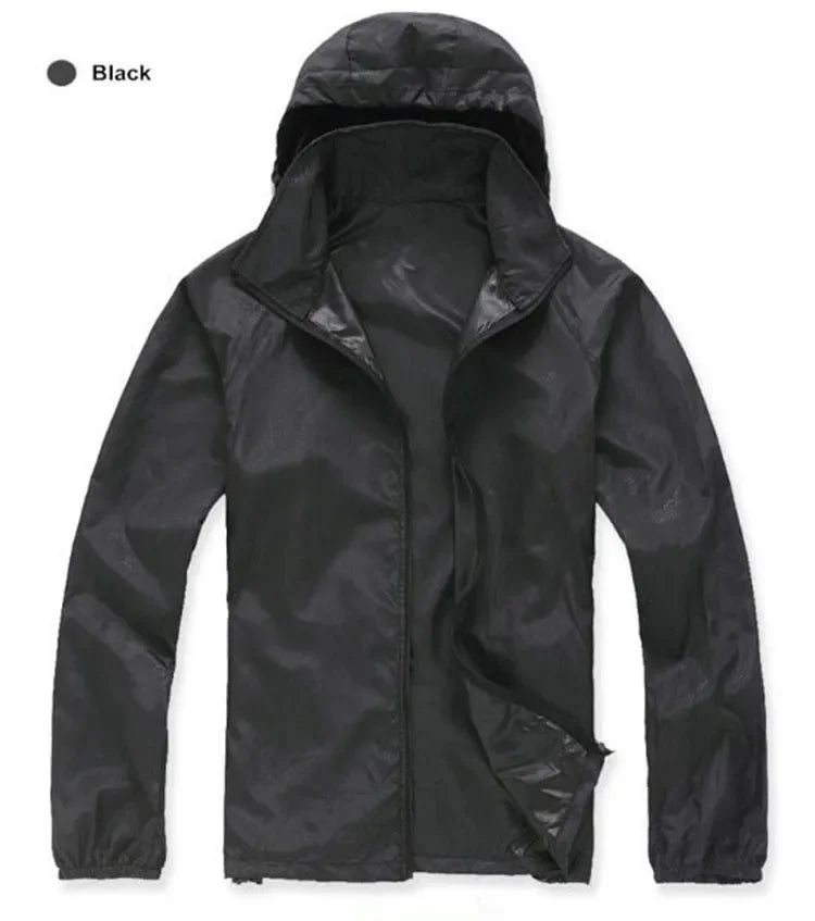 DIMUSI  Unisex Spring Summer Lightweight Hiking Jacket