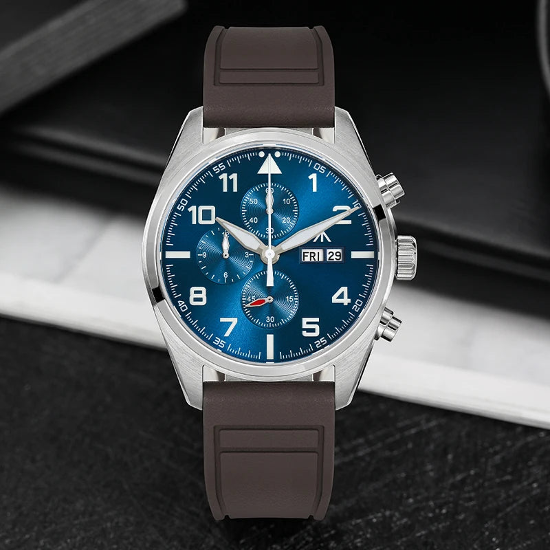 Militado ML04 Minimal Tactical Quartz Watch – 100M Waterproof Everyday Field Watch