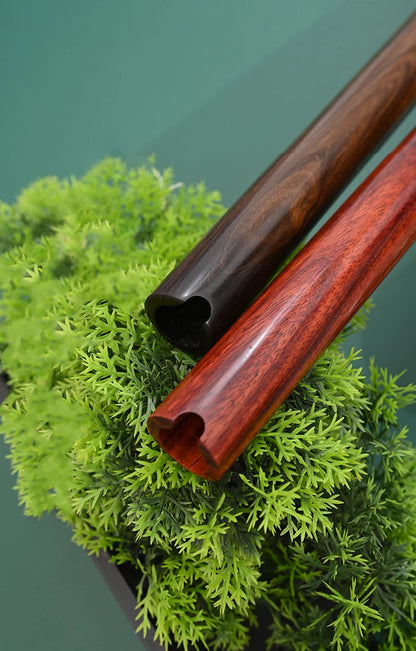 MDUG Traditional Red Sandalwood Xiao Flute – Vertical Chinese Flute for Meditation & Music
