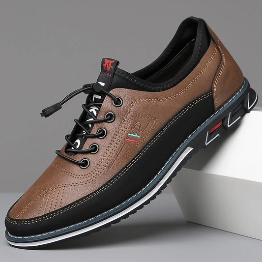 Men’s Leather Casual Board Shoes for Smart Casual & Everyday Wear