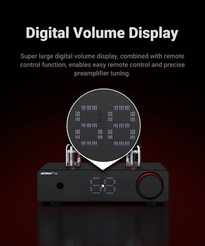 AIYIMA T20 Vacuum Tube Preamplifier  ECC83