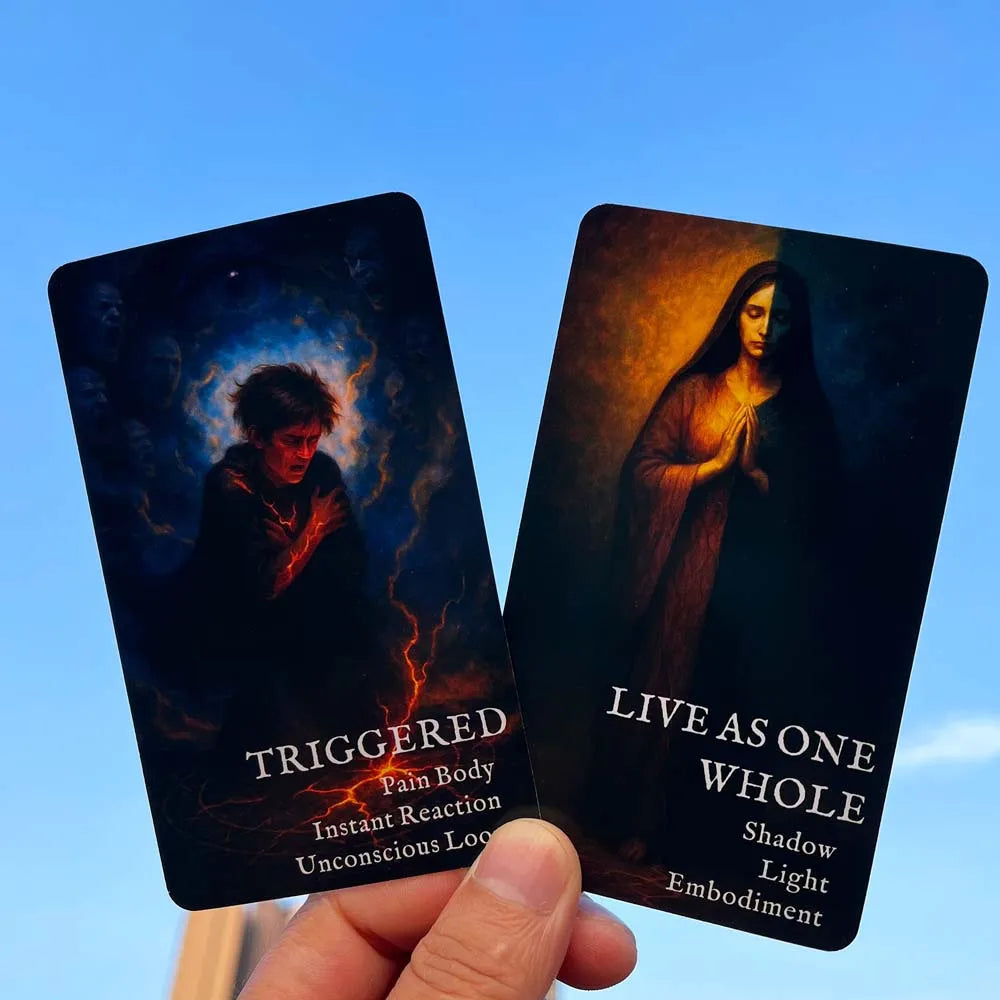 Reflective Moon Shadow Work Oracle Deck – 54 Card Self-Discovery Set
