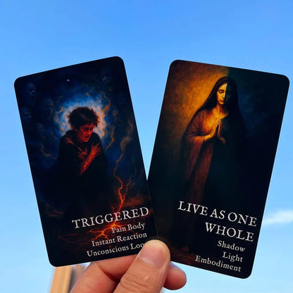 Reflective Moon Shadow Work Oracle Deck – 54 Card Self-Discovery Set