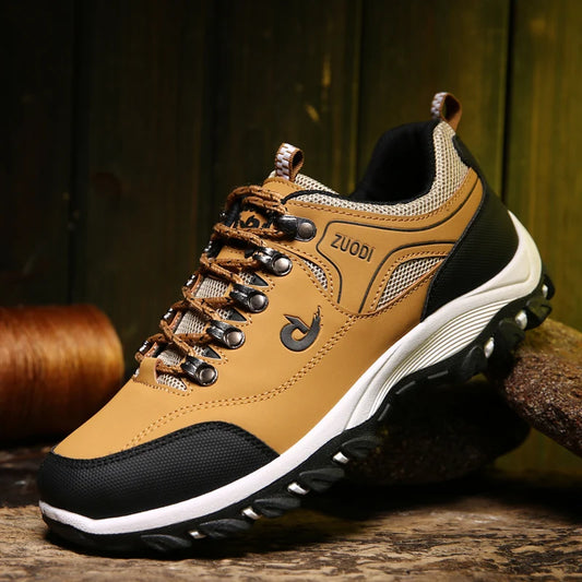 ZUODI Men’s Lightweight Outdoor Sneakers – Waterproof Casual Hiking & Everyday Shoes