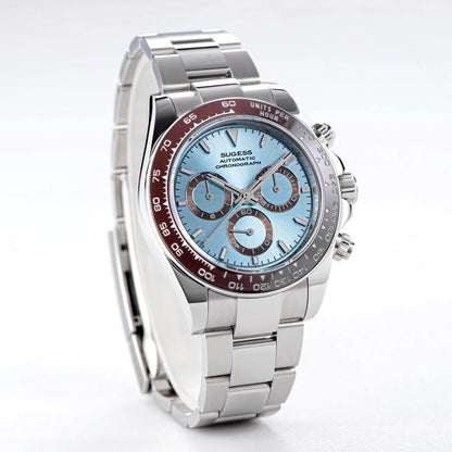 Sugess Panda Automatic Chronograph Watch – Mechanical Racing-Inspired Timepiece