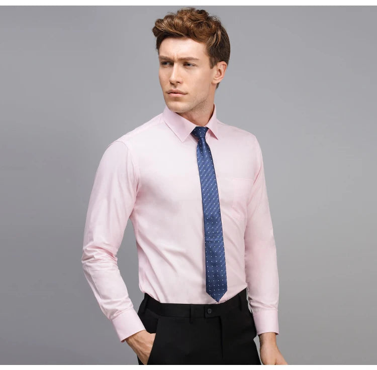 Men’s Classic Long-Sleeve Dress Shirt