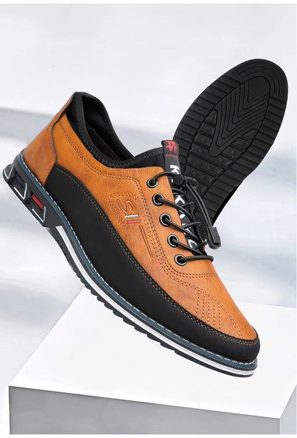 Men’s Leather Casual Board Shoes for Smart Casual & Everyday Wear