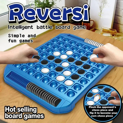 REVERSI Minimalist Flip Strategy Game – Fast-Paced Two-Player Logic Challenge