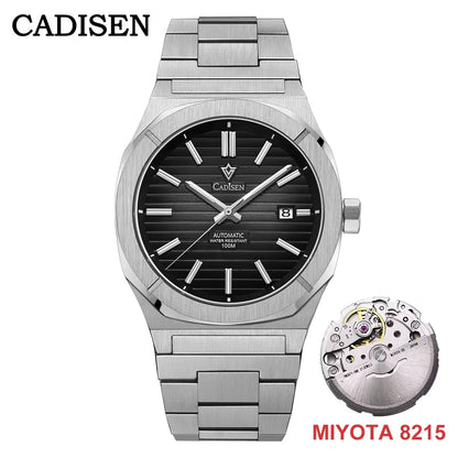 CADISEN Automatic Watch – Retro Diver Style Miyota 8215 Sapphire Edition
