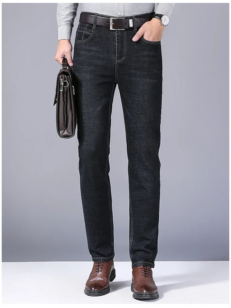 Men’s Slim Straight Stretch Jeans for Everyday & Smart Casual Wear