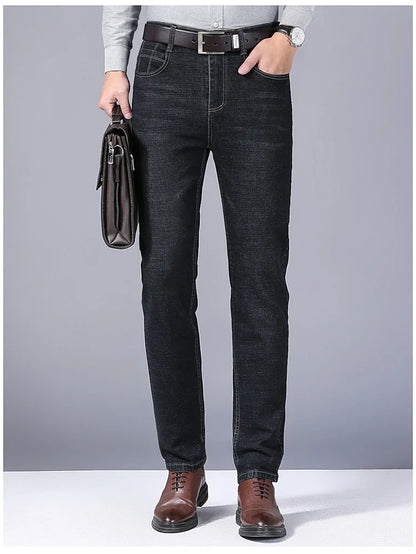 Men’s Slim Straight Stretch Jeans for Everyday & Smart Casual Wear