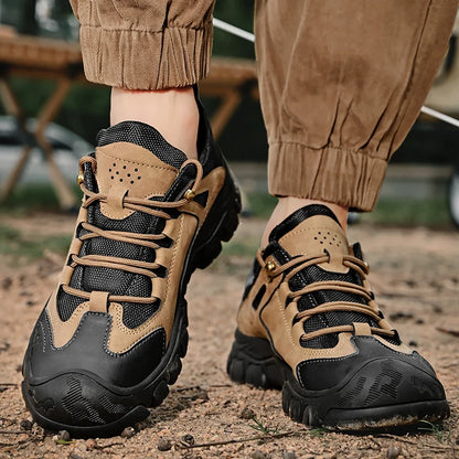 HIKEUP Men’s Waterproof Trekking Sneakers for Outdoor Comfort and Everyday Use