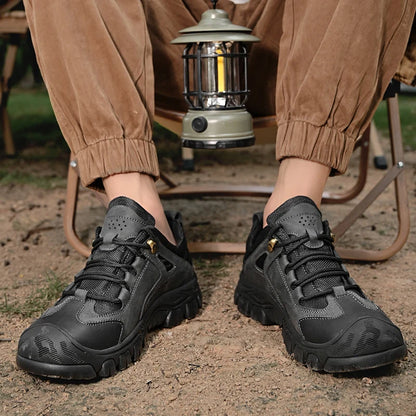 HIKEUP Men’s Waterproof Trekking Sneakers for Outdoor Comfort and Everyday Use