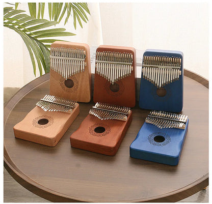 17-Key Kalimba Thumb Piano for Portable Music & Beginner Learning