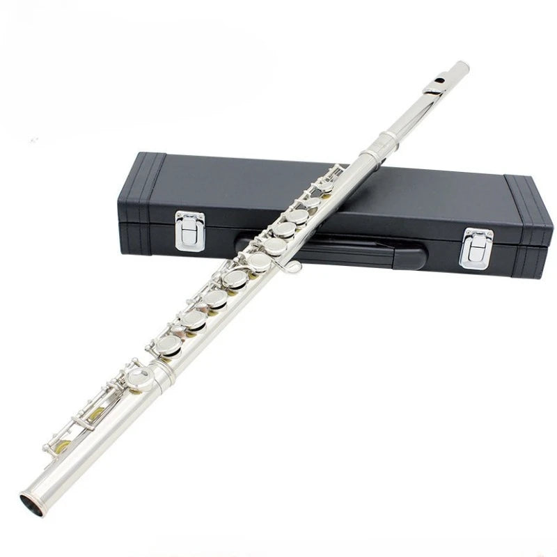 C-Tone Concert Flute – Metal Student Wind Instrument for Beginners & Practice