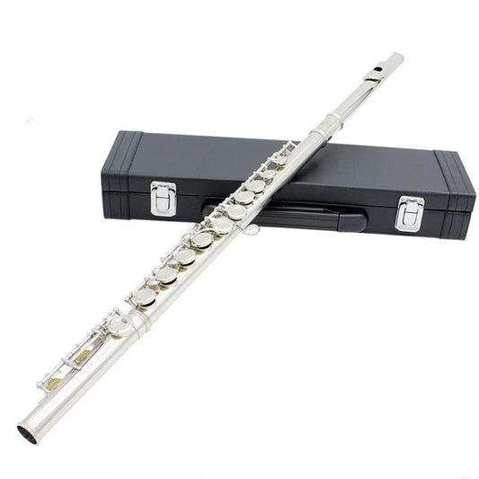 C-Tone Concert Flute – Metal Student Wind Instrument for Beginners & Practice
