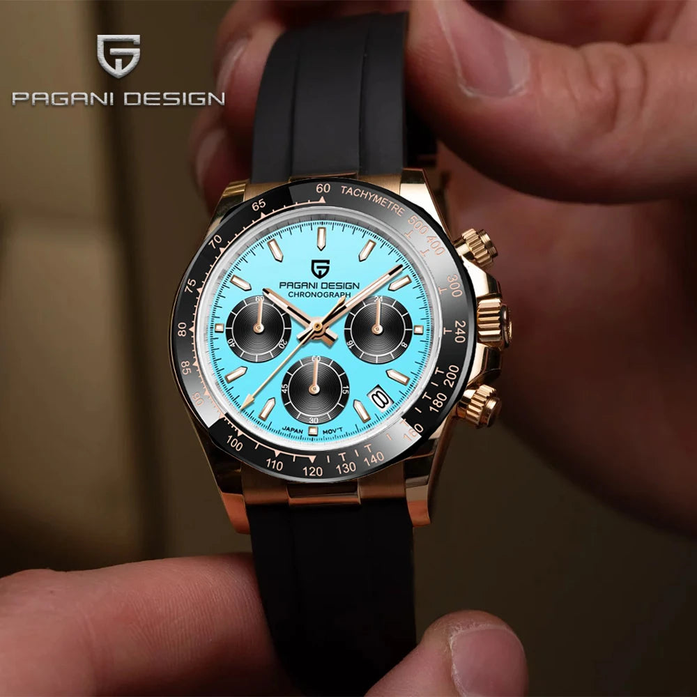 PAGANI DESIGN Classic 40mm Chronograph Watch for Men – Everyday Elegant Style