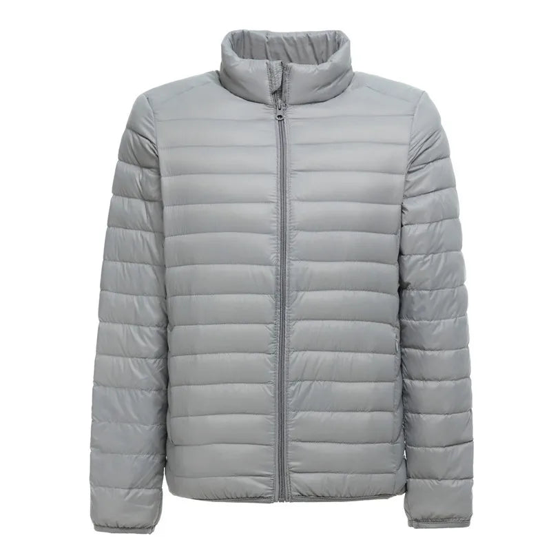 QUANBO Men’s Lightweight Packable Puffer Jacket for Travel, Daily Wear & Cold Weather