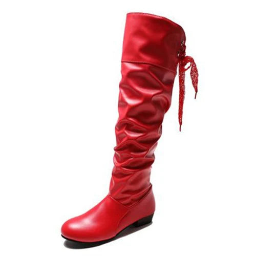 Women's Tall Boots – Refined Knee-High Style with Low Heel Comfort