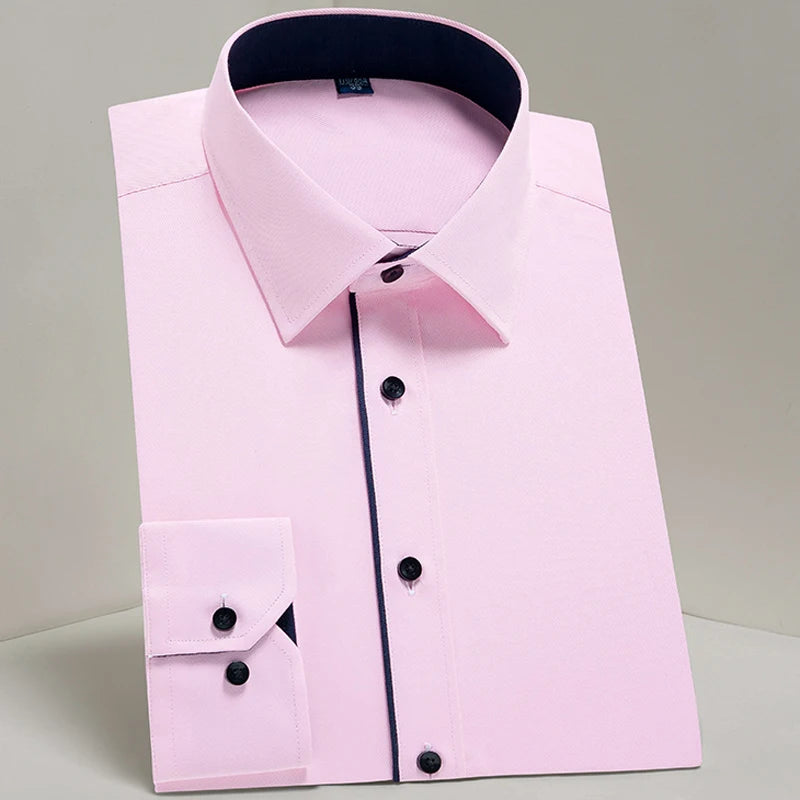 Men’s Classic Long-Sleeve Dress Shirt