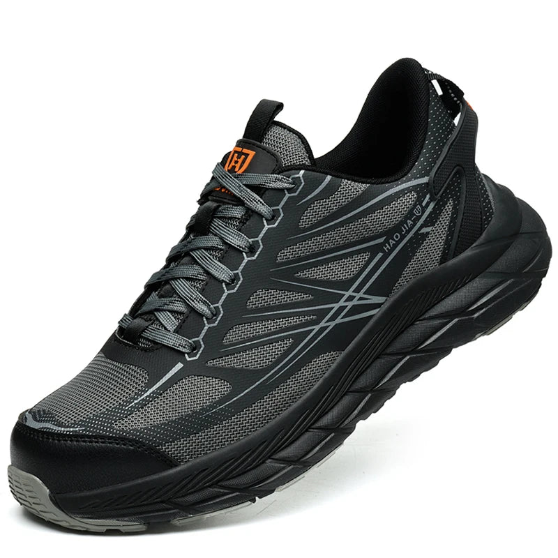 MJYTHF Lightweight Safety Work Shoes – Steel Toe Breathable Industrial Sneakers