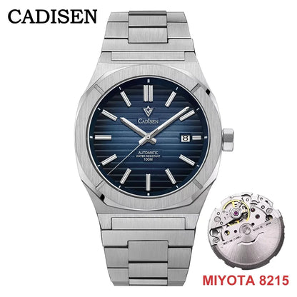 CADISEN Automatic Watch – Retro Diver Style Miyota 8215 Sapphire Edition