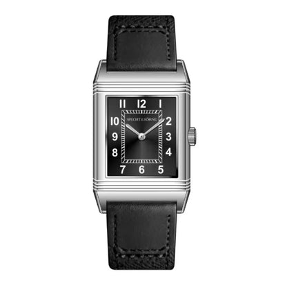 Specht & Sohne 24.4MM Elegant Square Dress Watch with Leather Strap – Minimal Luxury Style