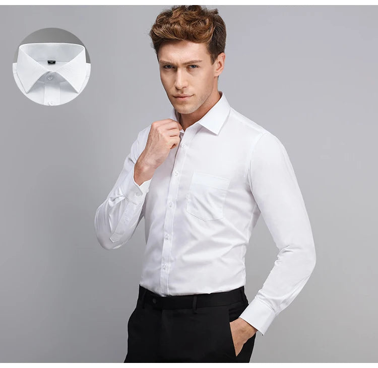 Men’s Classic Long-Sleeve Dress Shirt