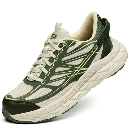 MJYTHF Lightweight Safety Work Shoes – Steel Toe Breathable Industrial Sneakers