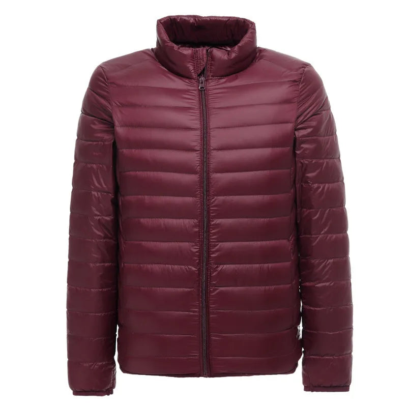 QUANBO Men’s Lightweight Packable Puffer Jacket for Travel, Daily Wear & Cold Weather