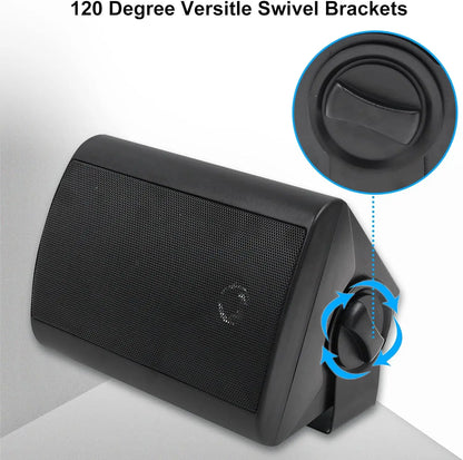 Herdio 4'' Passive Indoor/Outdoor Speakers With 200W
