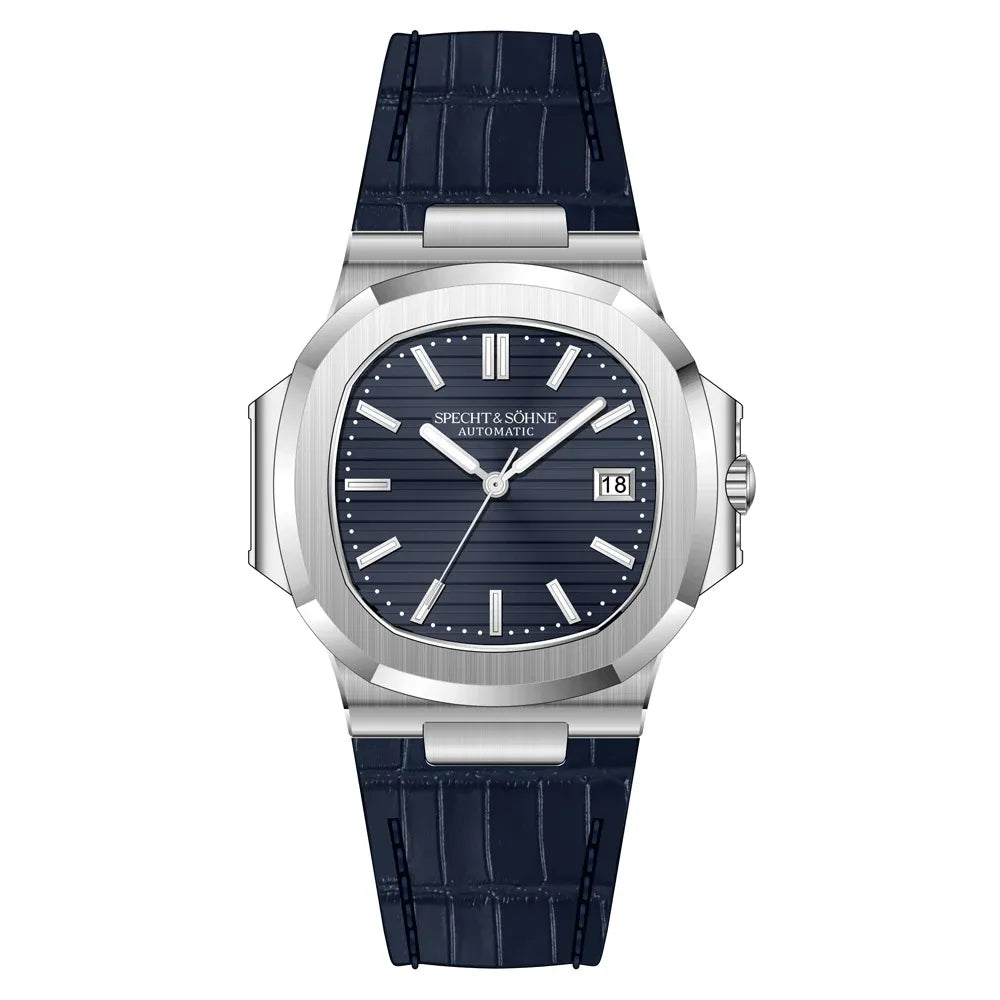 Specht & Sohne Rose Gold Automatic Watch for Men – Luxury Sports Stainless Steel Timepiece