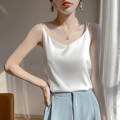 Women’s Silk V-Neck Camisole for Soft, Lightweight Luxury