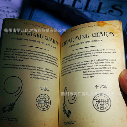 Magic Spell Book Replica – Classic Movie Inspired Wizard Manual | Cosplay Prop & Gift