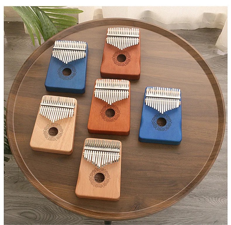 17-Key Kalimba Thumb Piano for Portable Music & Beginner Learning