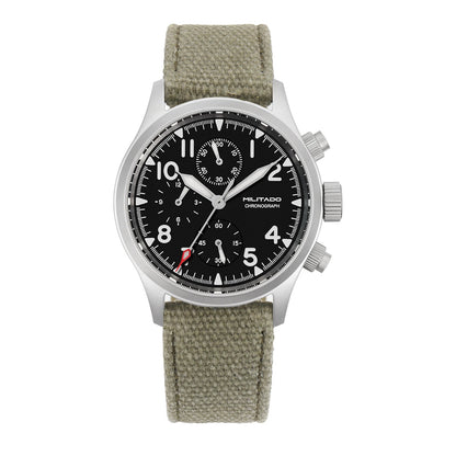 Militado VK61 VK67 Military Chronograph Watch for Men – Rugged Stainless Steel Sports Watch