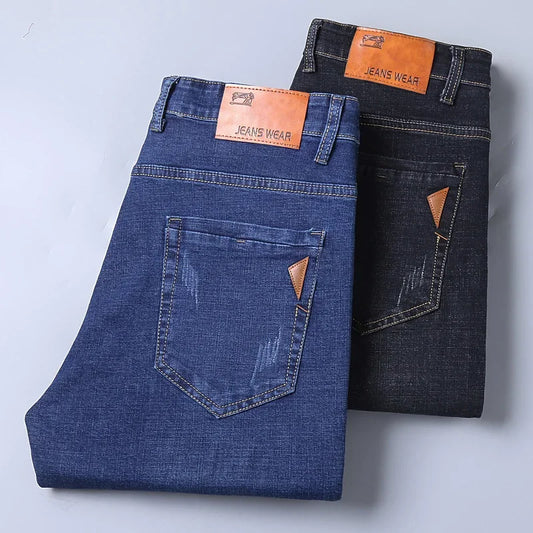 Men’s Slim Straight Stretch Jeans for Everyday & Smart Casual Wear